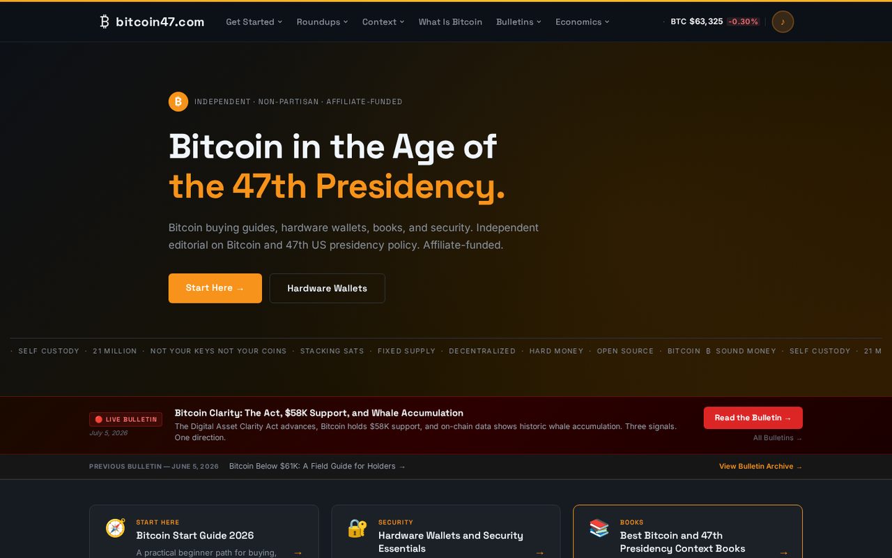 Bitcoin47 website preview